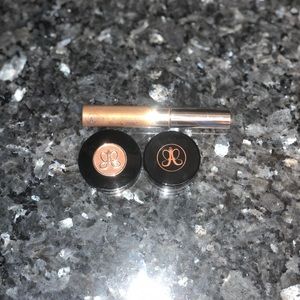 Anastasia brow powder, pomade, & tinted gel.